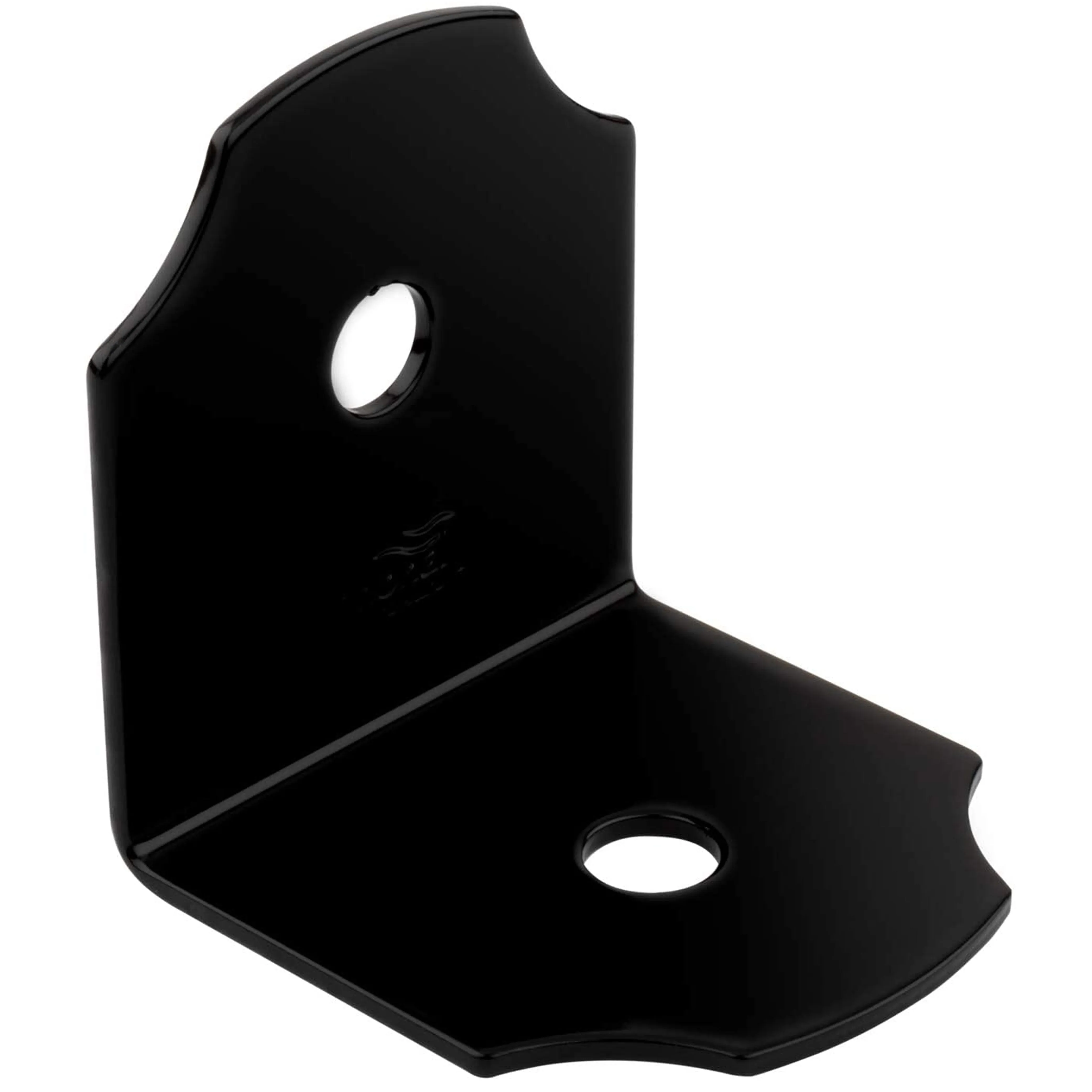 2 Pc Decor Angle Corner Braces Heavy Duty Plate Brackets Cabinet Table Box Black