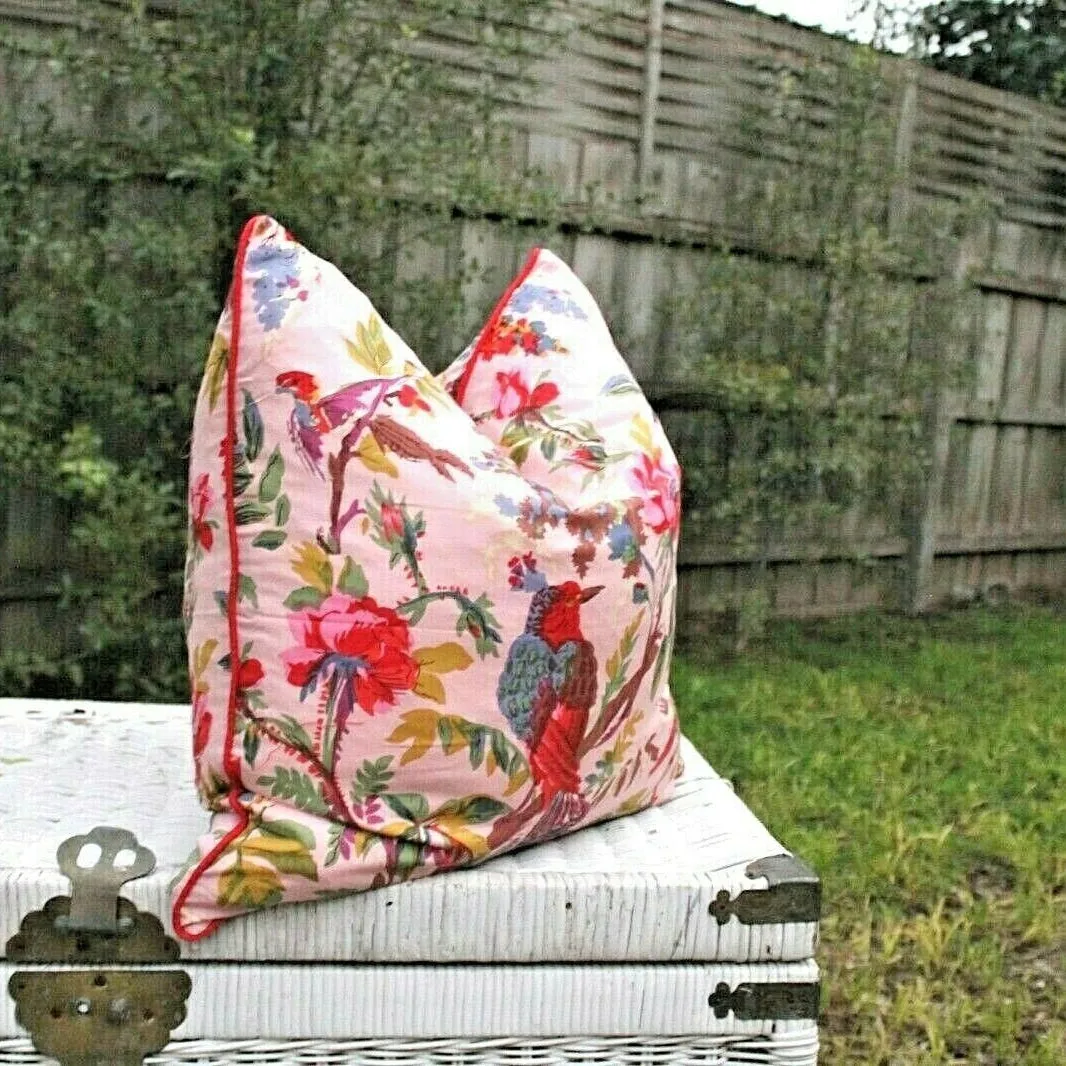 Botanical Tapestry Handmade Cushion