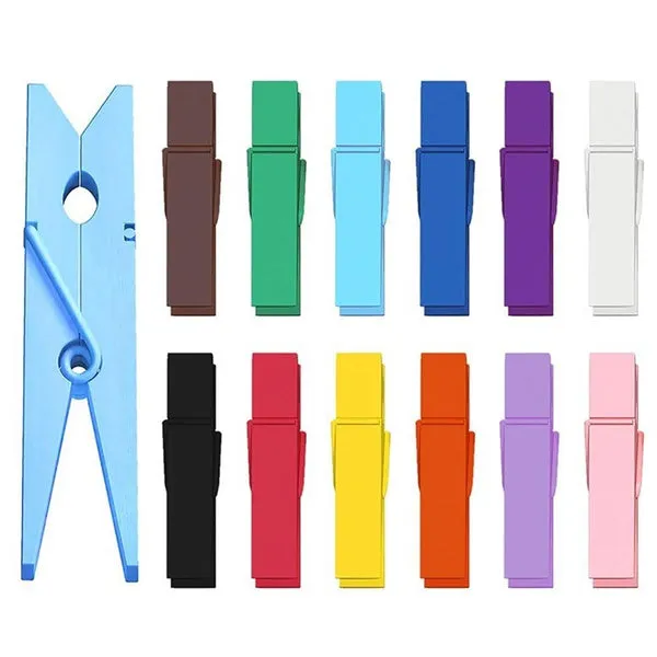 Multipurpose Wooden Clips  / Cloth Pegs (Large, 500 Pcs)