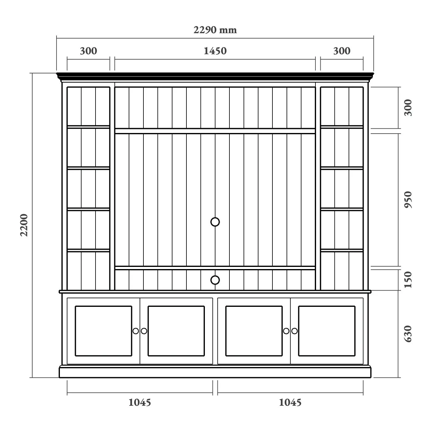 TV & Media Storage Unit